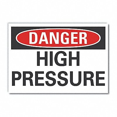 Danger Sign 7 in x 10 in Non-PVC Polymer