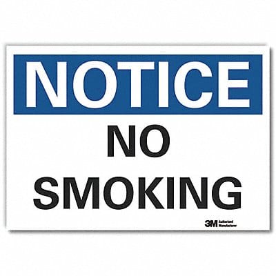 Notice Sign 7 inx10 in Non-PVC Polymer