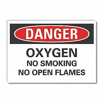 Danger Sign 7 inx10 in Non-PVC Polymer