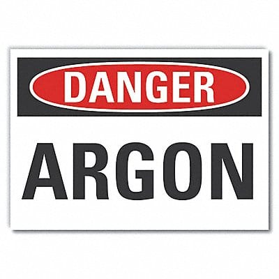 Danger Sign 7 in x 10 in Non-PVC Polymer