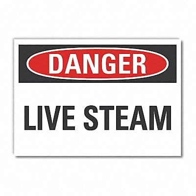 Danger Sign 7 in x 10 in Non-PVC Polymer