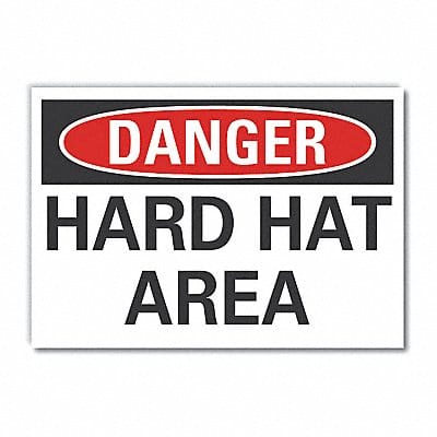 Danger Sign 7 in x 10 in Non-PVC Polymer