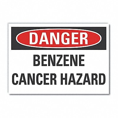 Danger Sign 7 in x 10 in Non-PVC Polymer