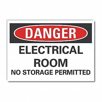 Danger Sign 7 inx10 in Non-PVC Polymer