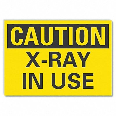 Caution Sign 7inx10in Non-PVC Polymer