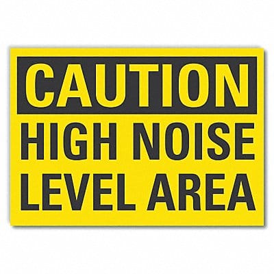 Caution Sign 7in x 10in Non-PVC Polymer