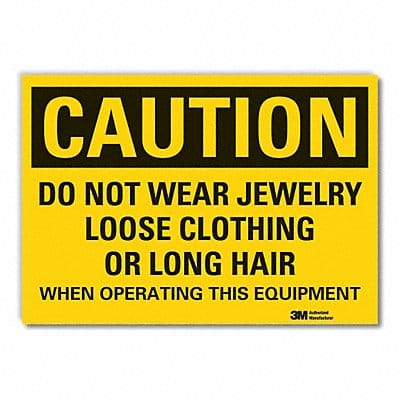 Caution Sign 10inx14in Non-PVC Polymer