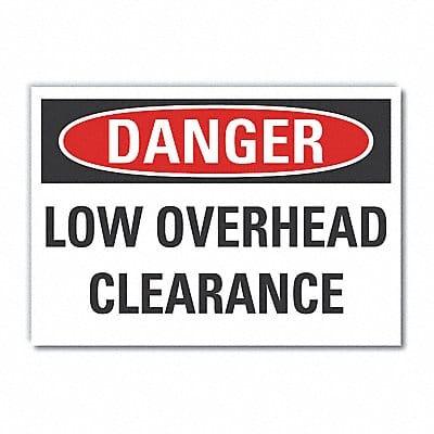 Danger Sign 10in x 14in Non-PVC Polymer