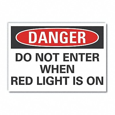 Danger Sign 10inx14in Non-PVC Polymer