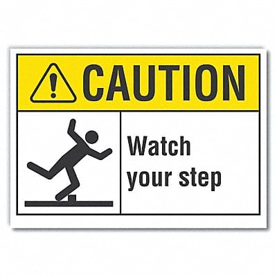 Caution Sign 10inx14in Non-PVC Polymer