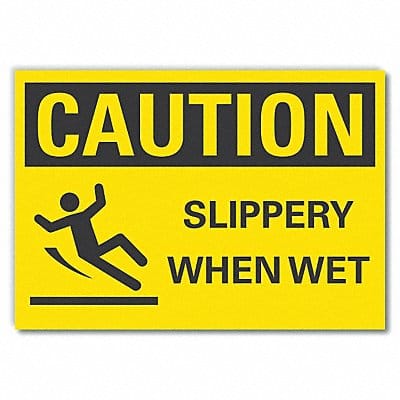 Caution Sign 10inx14in Non-PVC Polymer