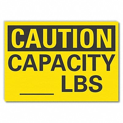 Caution Sign 10inx14in Non-PVC Polymer