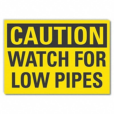 Caution Sign 10inx14in Non-PVC Polymer