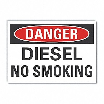 Danger Sign 10inx14in Non-PVC Polymer