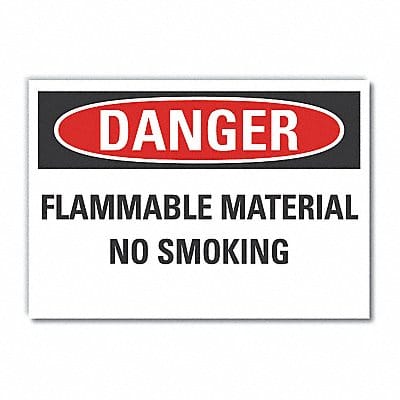 Danger Sign 10in x 14in Non-PVC Polymer