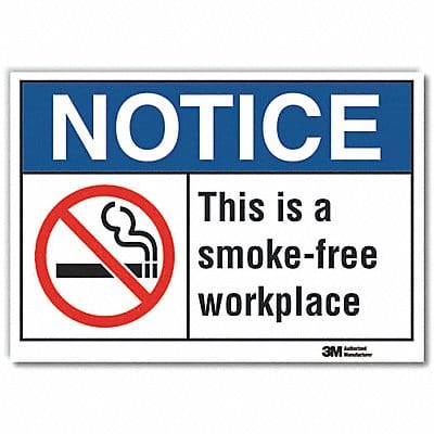 Notice Sign 10in x 14in Non-PVC Polymer