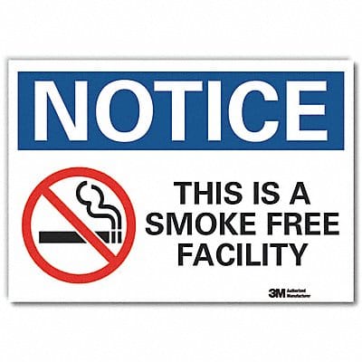 Notice Sign 10in x 14in Non-PVC Polymer