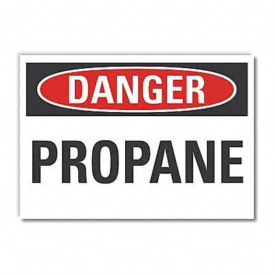 Danger Sign 10in x 14in Non-PVC Polymer