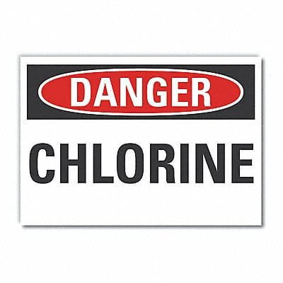 Danger Sign 10in x 14in Non-PVC Polymer