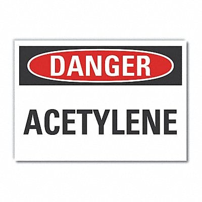 Danger Sign 10in x 14in Non-PVC Polymer