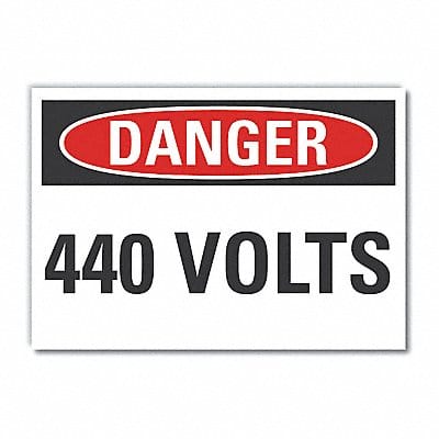 Danger Sign 10in x 14in Non-PVC Polymer