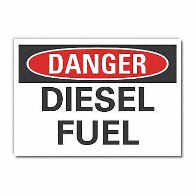 Danger Sign 10inx14in Non-PVC Polymer