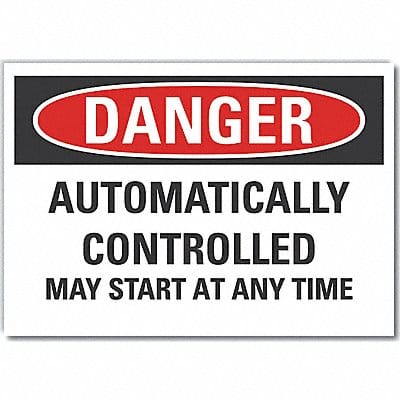 Danger Sign 10inx14in Non-PVC Polymer