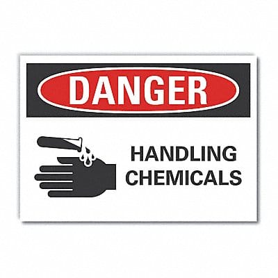 Danger Sign 10in x 14in Non-PVC Polymer
