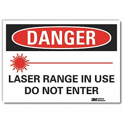 Danger Sign 10in x 14in Non-PVC Polymer