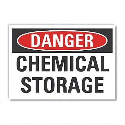 Danger Sign 10in x 14in Non-PVC Polymer