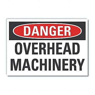 Danger Sign 10in x 14in Non-PVC Polymer