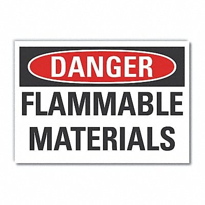 Danger Sign 10inx14in Non-PVC Polymer