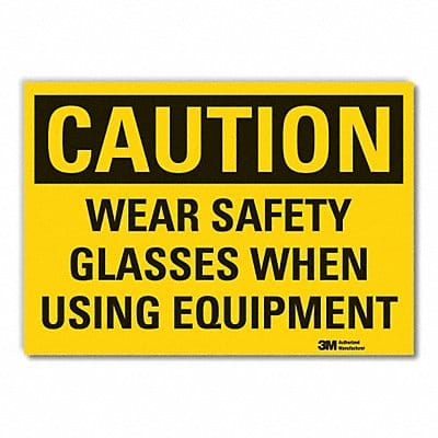 Caution Sign 10inx14in Non-PVC Polymer