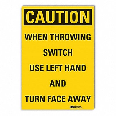 Caution Sign 14inx10in Non-PVC Polymer Caution Sign 14inx10in Non-PVC Polymer