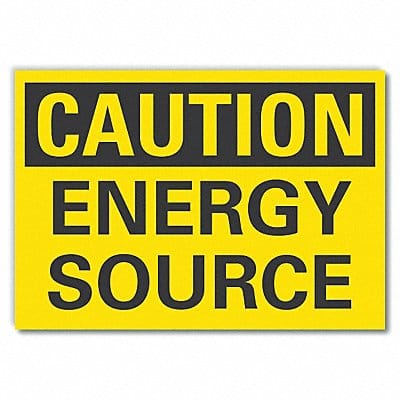 Caution Sign 10inx14in Non-PVC Polymer