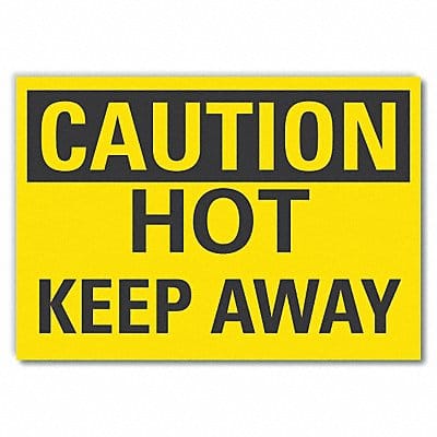 Caution Sign 10inx14in Non-PVC Polymer