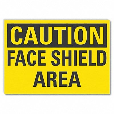 Caution Sign 10inx14in Non-PVC Polymer