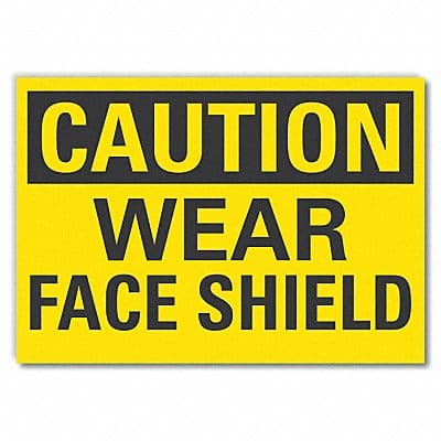 Caution Sign 10inx14in Non-PVC Polymer