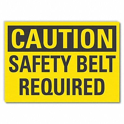 Caution Sign 10inx14in Non-PVC Polymer