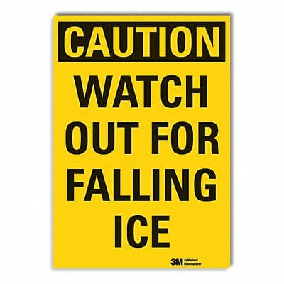 Caution Sign 14inx10in Non-PVC Polymer