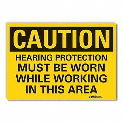 Caution Sign 10inx14in Non-PVC Polymer