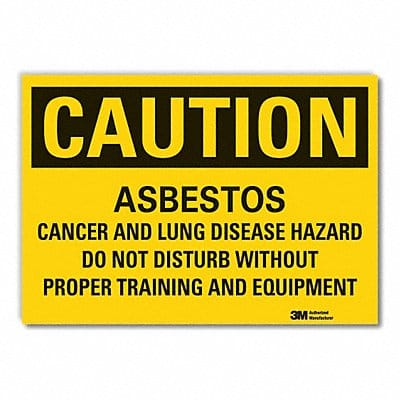 Caution Sign 10inx14in Non-PVC Polymer