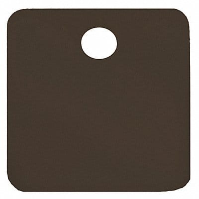 Blank Tag Alum 1 1/2in H 1 1/2in W PK25