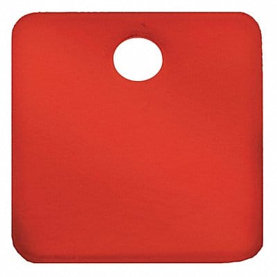 Blank Tag Alum 1 1/2in H 1 1/2in W PK25