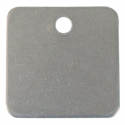 Blank Tag Alum 1 1/4in H 1 1/4in W PK100