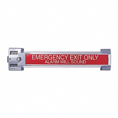 Rim Exit Device with Alarm Aluminum