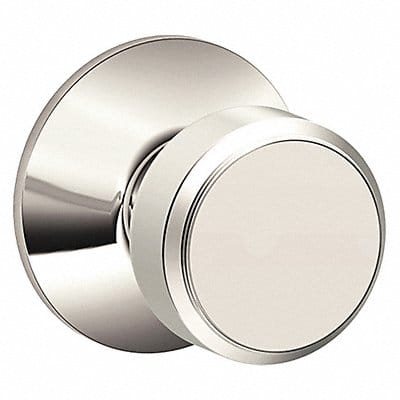 Knob Lockset Bright Nickel Passage Gr 2