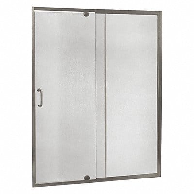 Shower Door Brush Nickel Pivot 69 in