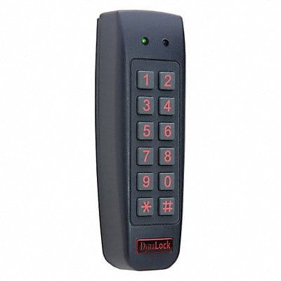 Access Keypad Plastic Blue 6in. Hx2in. W