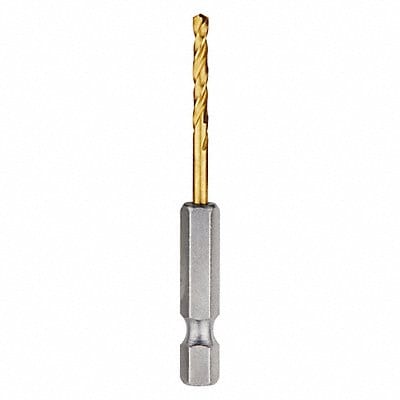 Hex Shank Drill 7/64 HSS PK2